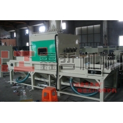 鑫哲自動輸送式噴砂機，自動噴砂機，全自動噴砂機